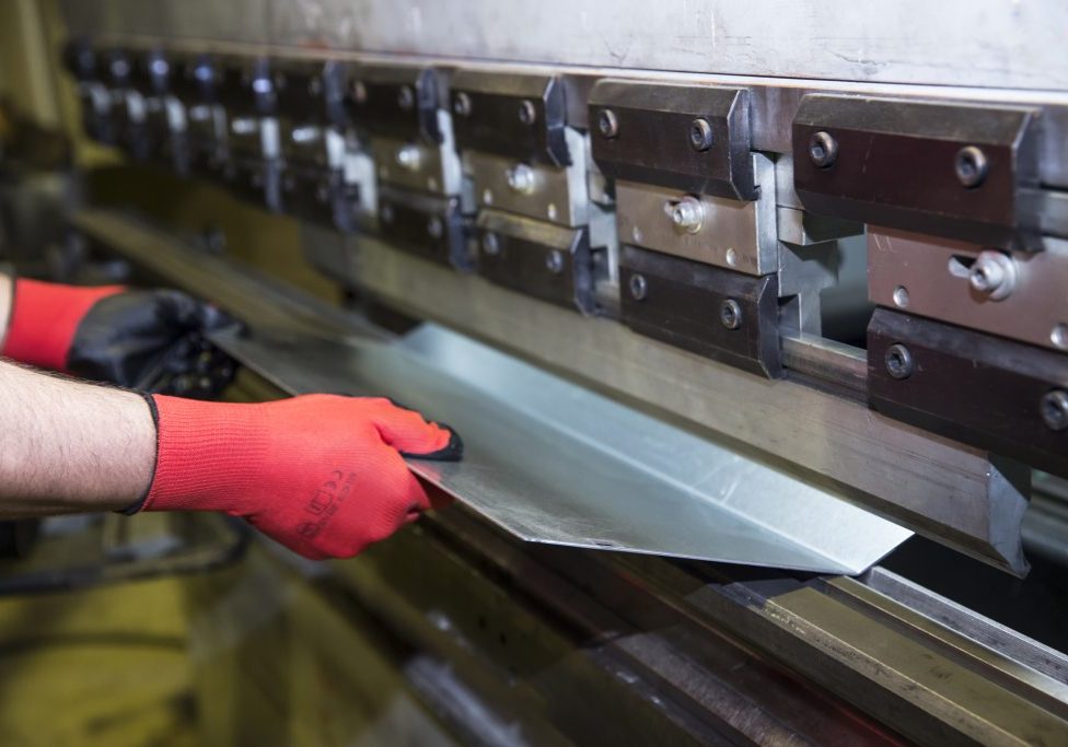 Cnc metal press machine photo shoot