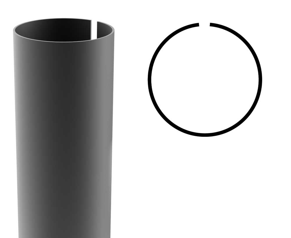 Open Seam Tube