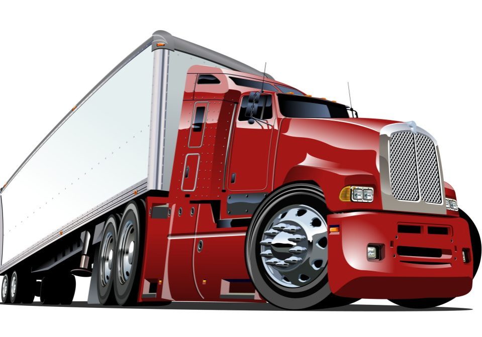 Roll Formed Parts in the Truck Trailer Market - cartoon semi truck Roll Formed Parts in the Truck Trailer Market